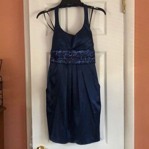 Navy Blue Cocktail Dress